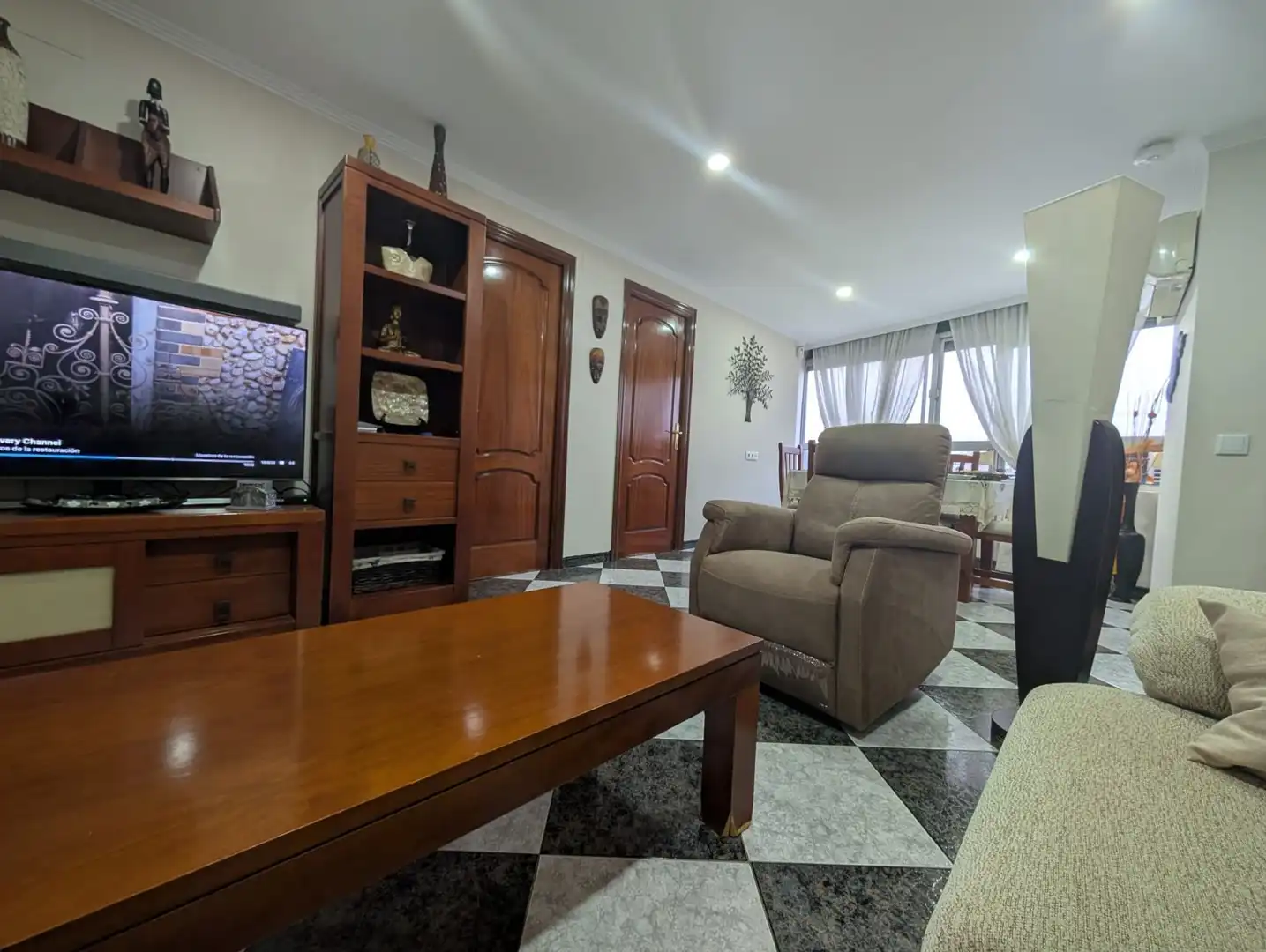 Sala de estar de Piso en venta en Huelva con Aire acondicionado
