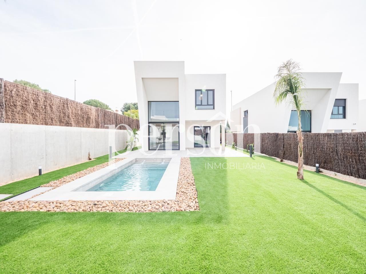 Garden of Single-family semi-detached to rent in San Antonio de Benagéber  with Air Conditioner, Swimming Pool and Furnished