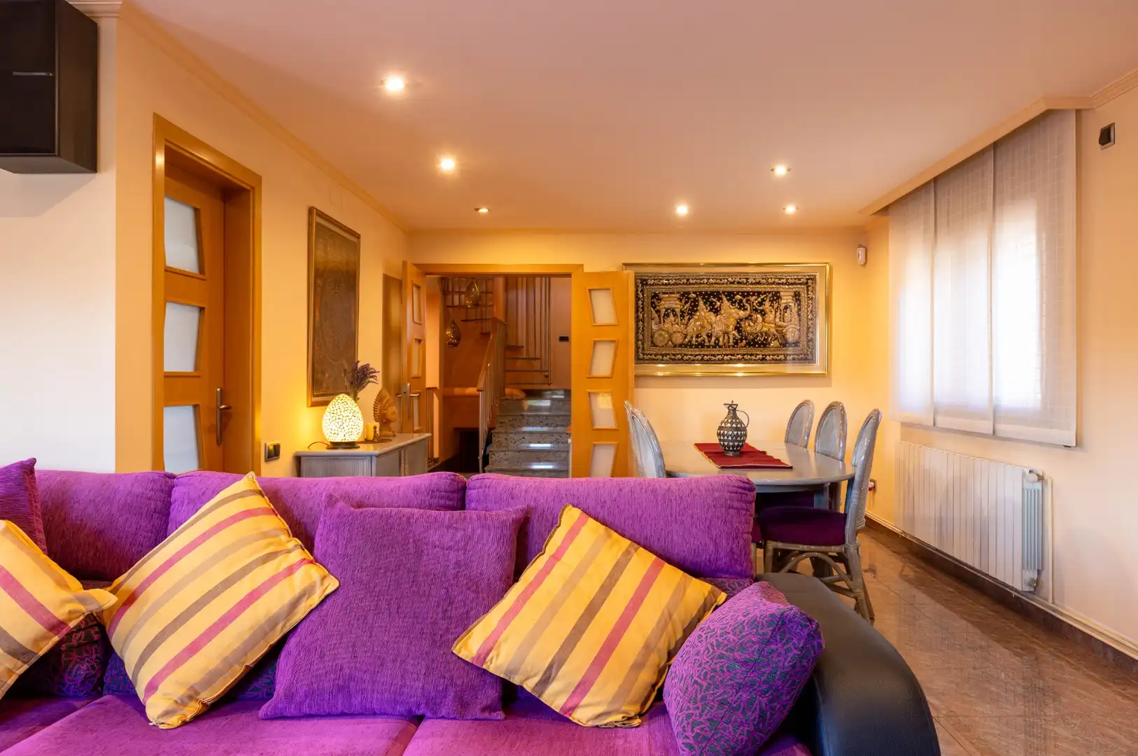 Living room of Houses for sale in Viladecavalls  with Air Conditioner, Heating and Private garden