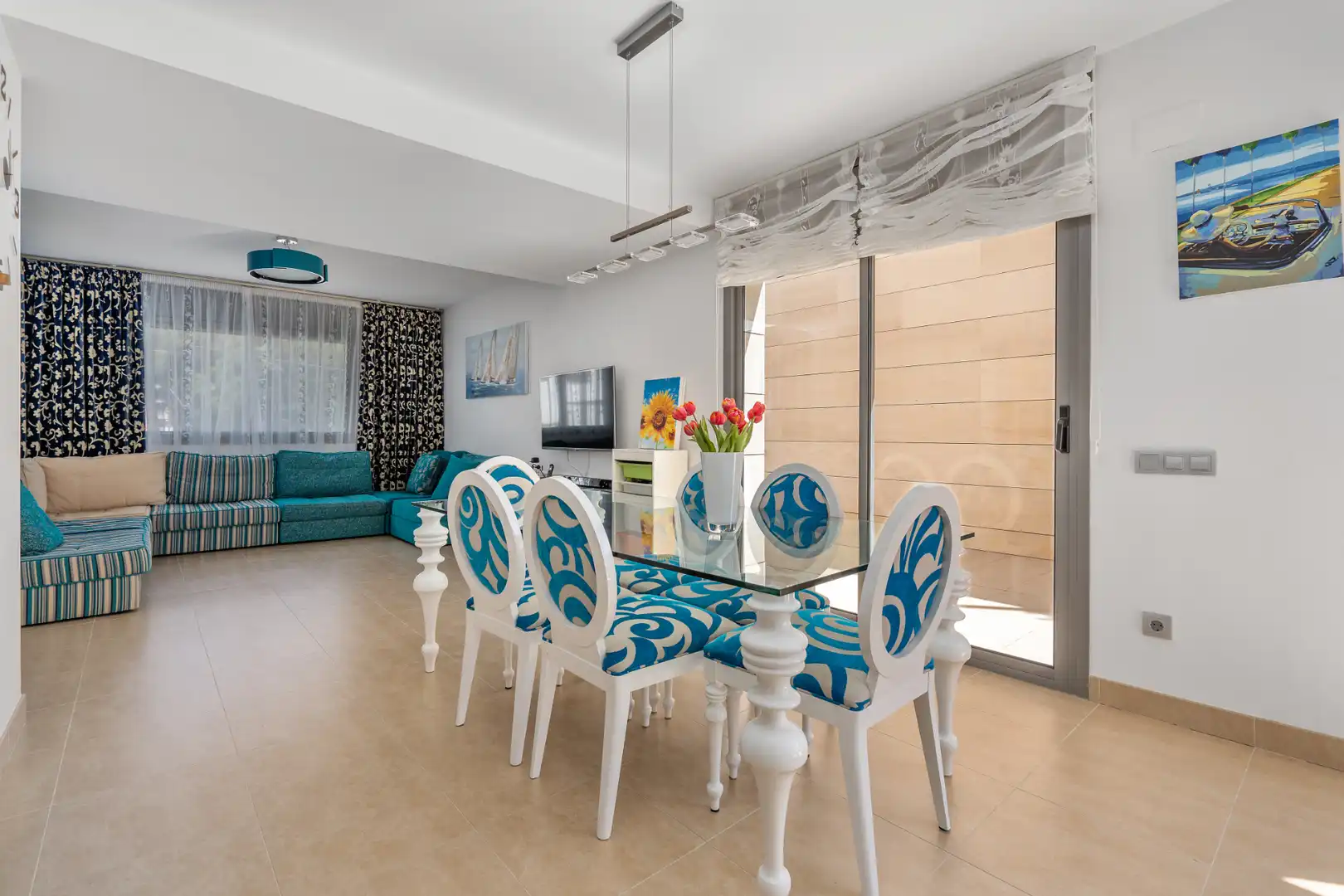 Comedor de Casa adosada en venta en Torredembarra con Aire acondicionado, Calefacción y Parquet
