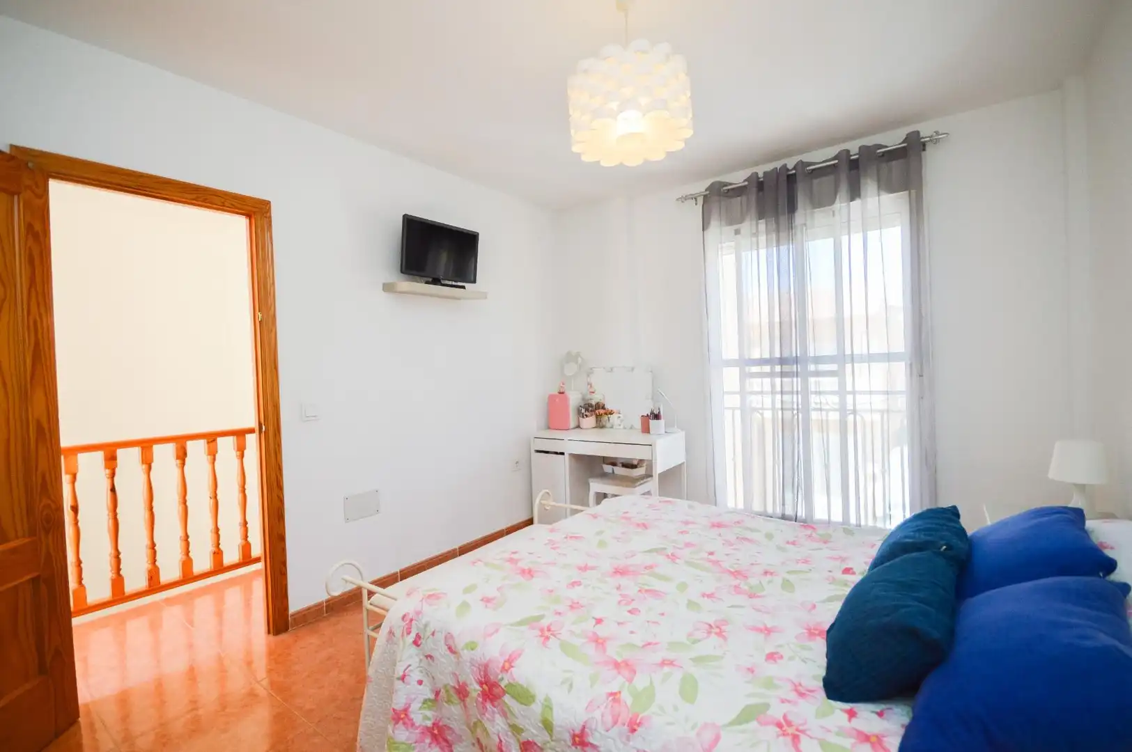 Schlafzimmer von Haus oder Chalet zum Verkauf in Huércal de Almería mit Klimaanlage, Heizung und Terrasse