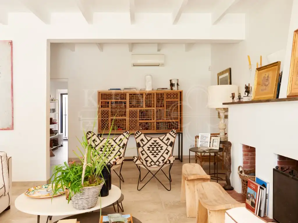 Living room of Houses for sale in Es Castell  with Air Conditioner, Heating and Private garden