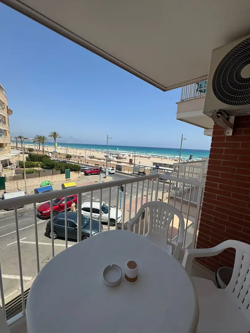 Balcony of Apartments for rent in El Campello  with Air Conditioner and Furnished