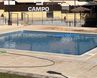 Swimming pool of Single-family semi-detached for sale in  Albacete Capital  with Air Conditioner and Terrace