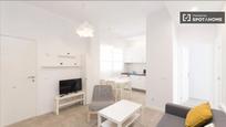 Living room of Flat to rent in  Madrid Capital  with Air Conditioner, Heating and Furnished