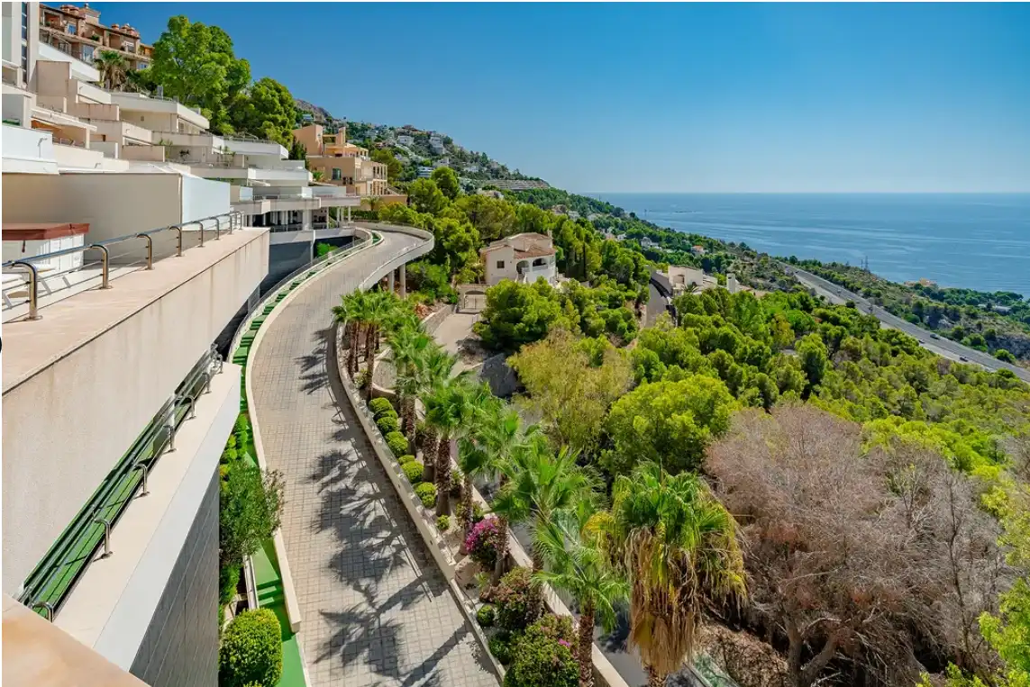 Vista exterior de Apartamento en venta en Altea con Aire acondicionado, Calefacción y Amueblado