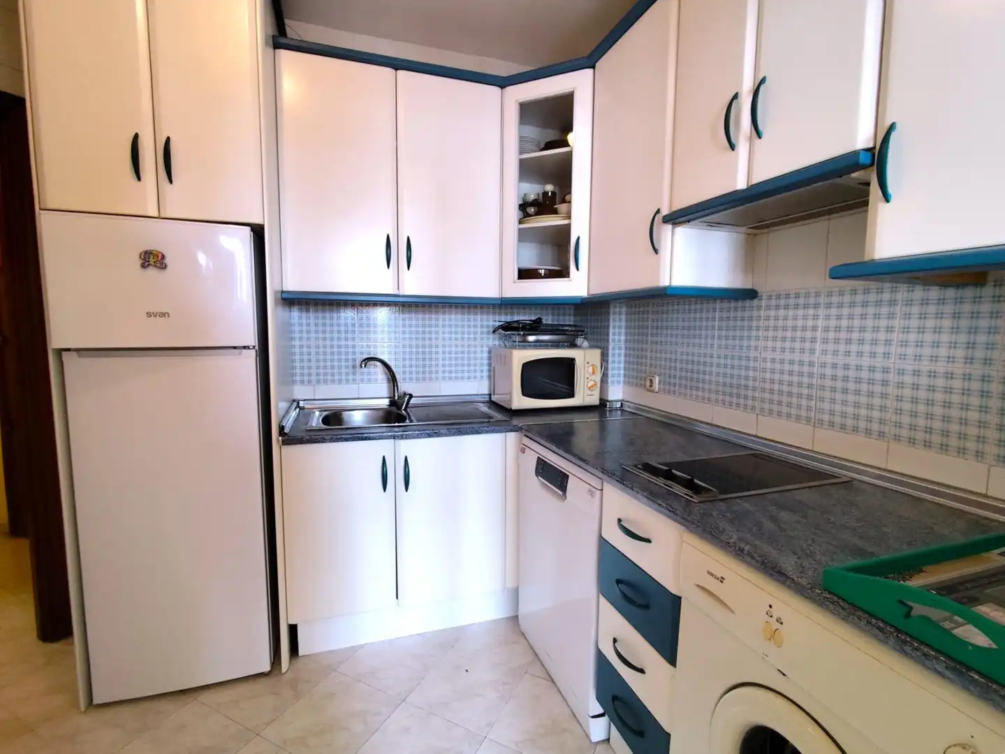 Kitchen of Flat for rent in El Portil  with Private garden, Terrace and Swimming Pool