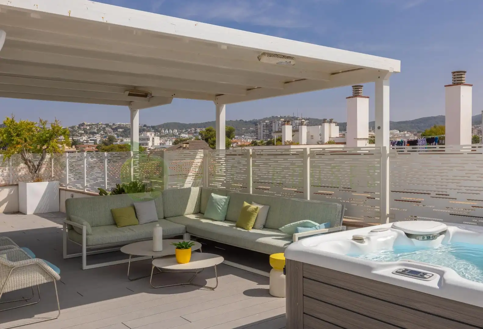 Terraza de Ático en venta en Sitges con Aire acondicionado, Calefacción y Terraza