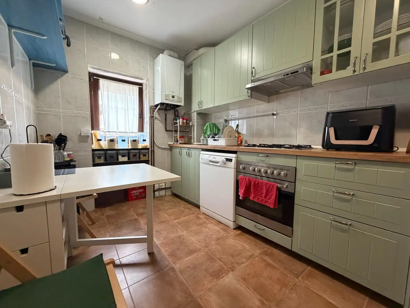 Cocina de Piso de alquiler en Santander con Calefacción