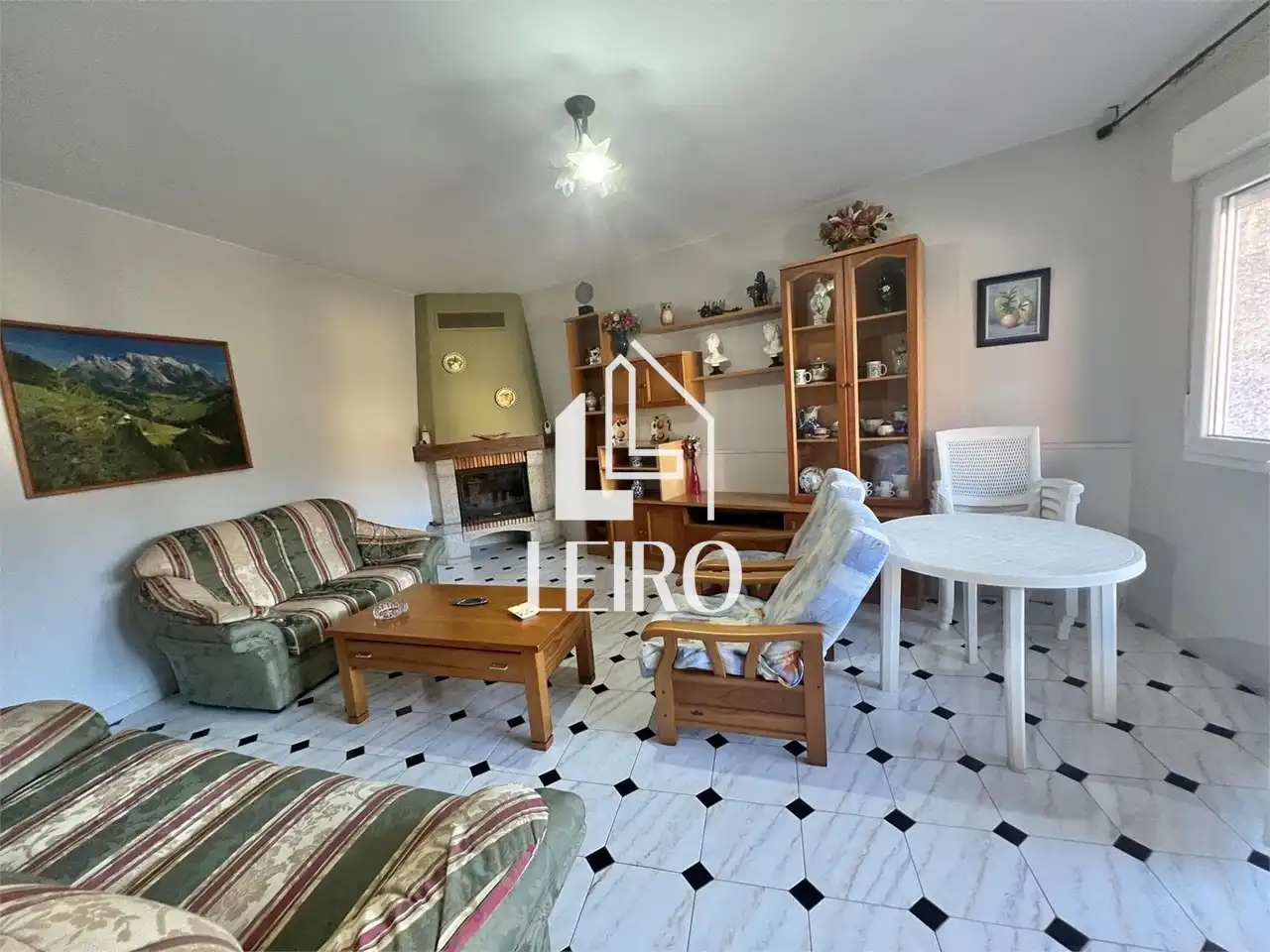 Living room of Houses for sale in Boiro  with Terrace, Storage room and Furnished