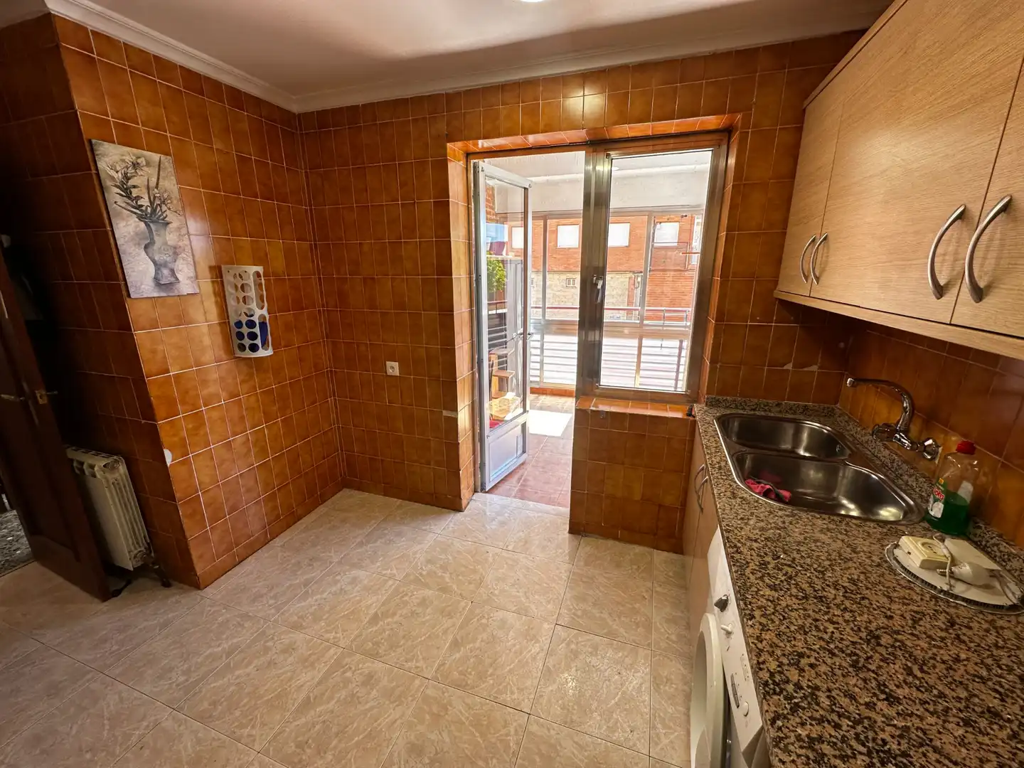 Kitchen of Flat for rent in Cuenca  with Heating, Terrace and Furnished