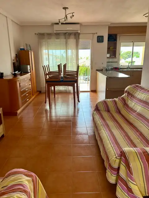 Menjador de Apartament de lloguer en Vinaròs amb Aire condicionat, Calefacció i Terrassa