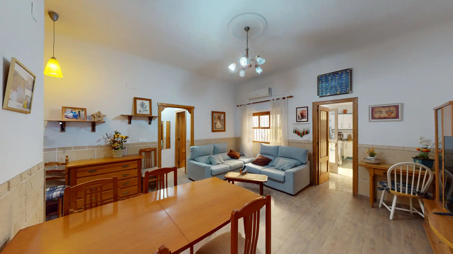 Wohnzimmer von Haus oder Chalet zum Verkauf in El Campello mit Klimaanlage, Terrasse und Möbliert