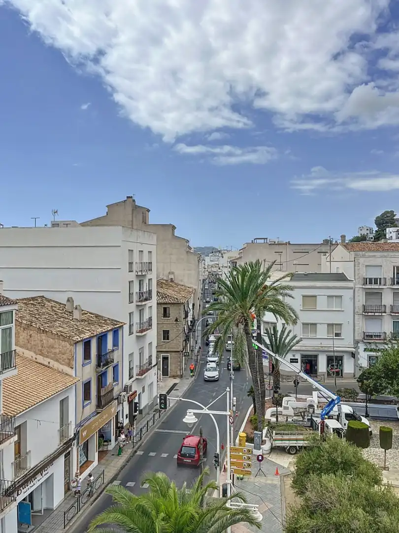 Vista exterior de Pis en venda en Altea amb Aire condicionat, Terrassa i Balcó