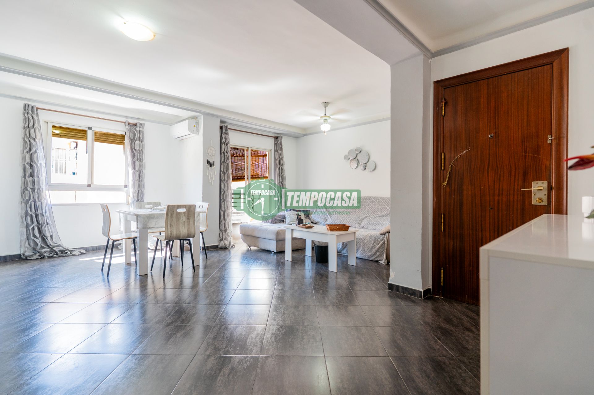 Sala de estar de Piso en venta en  Valencia Capital con Aire acondicionado y Balcón