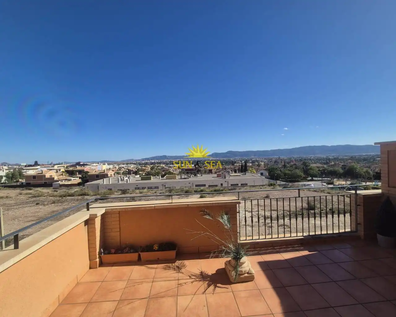 Terrace of Flat for sale in Murcia  with Air Conditioner, Heating and Parquet flooring