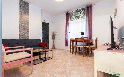 Living room of Flat for sale in  Almería Capital  with Furnished