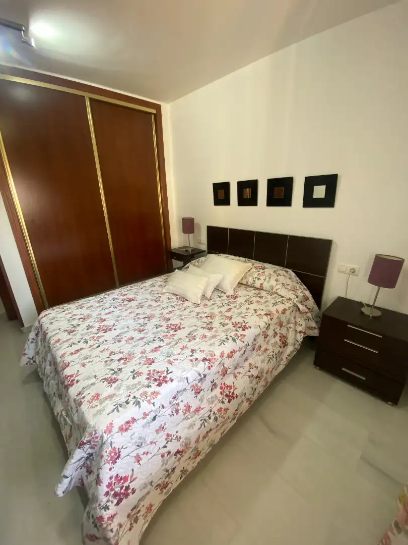 Bedroom of Apartments for rent in Málaga  with Air Conditioner, Terrace and Furnished