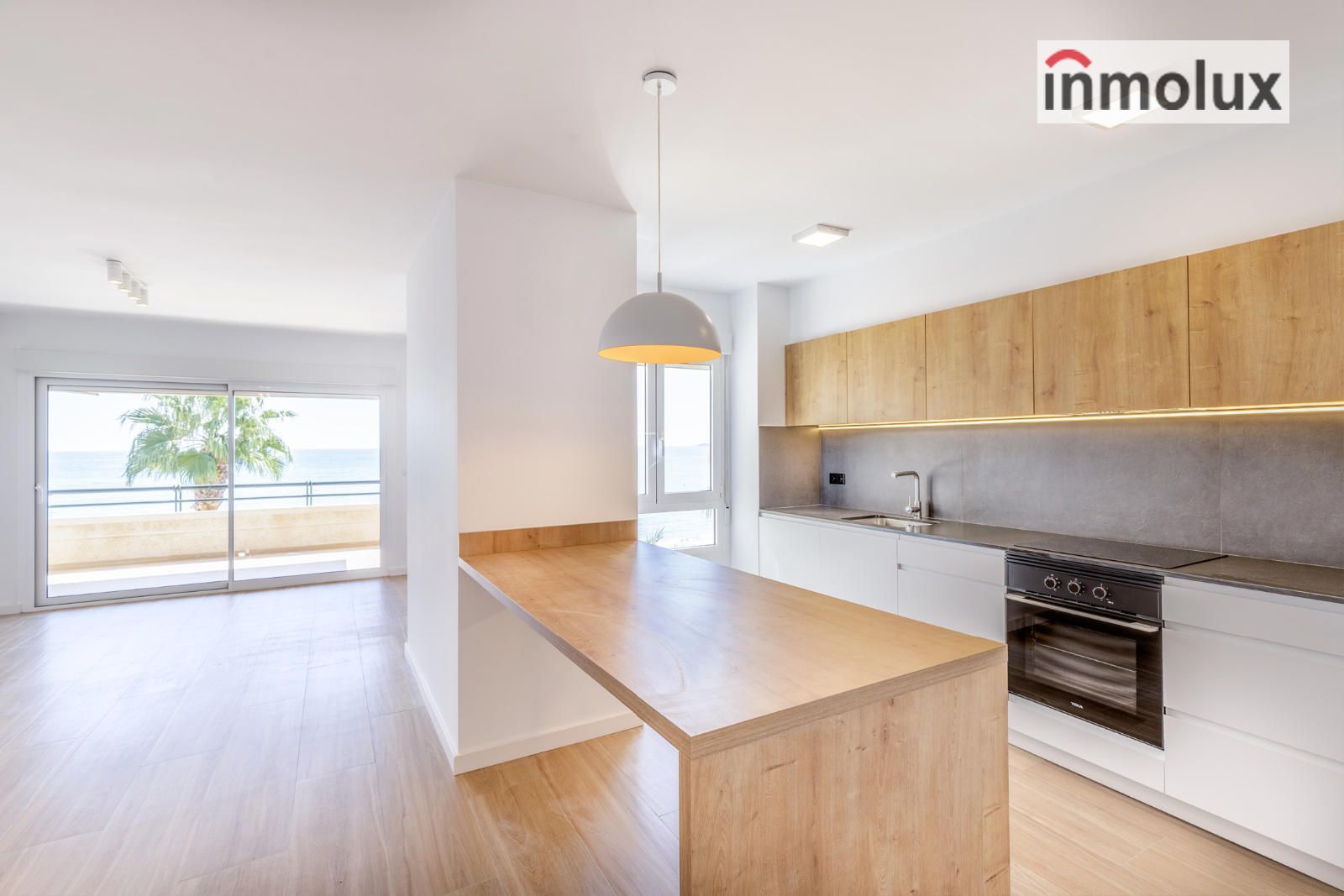 Kitchen of Flat to rent in El Campello  with Air Conditioner, Heating and Terrace