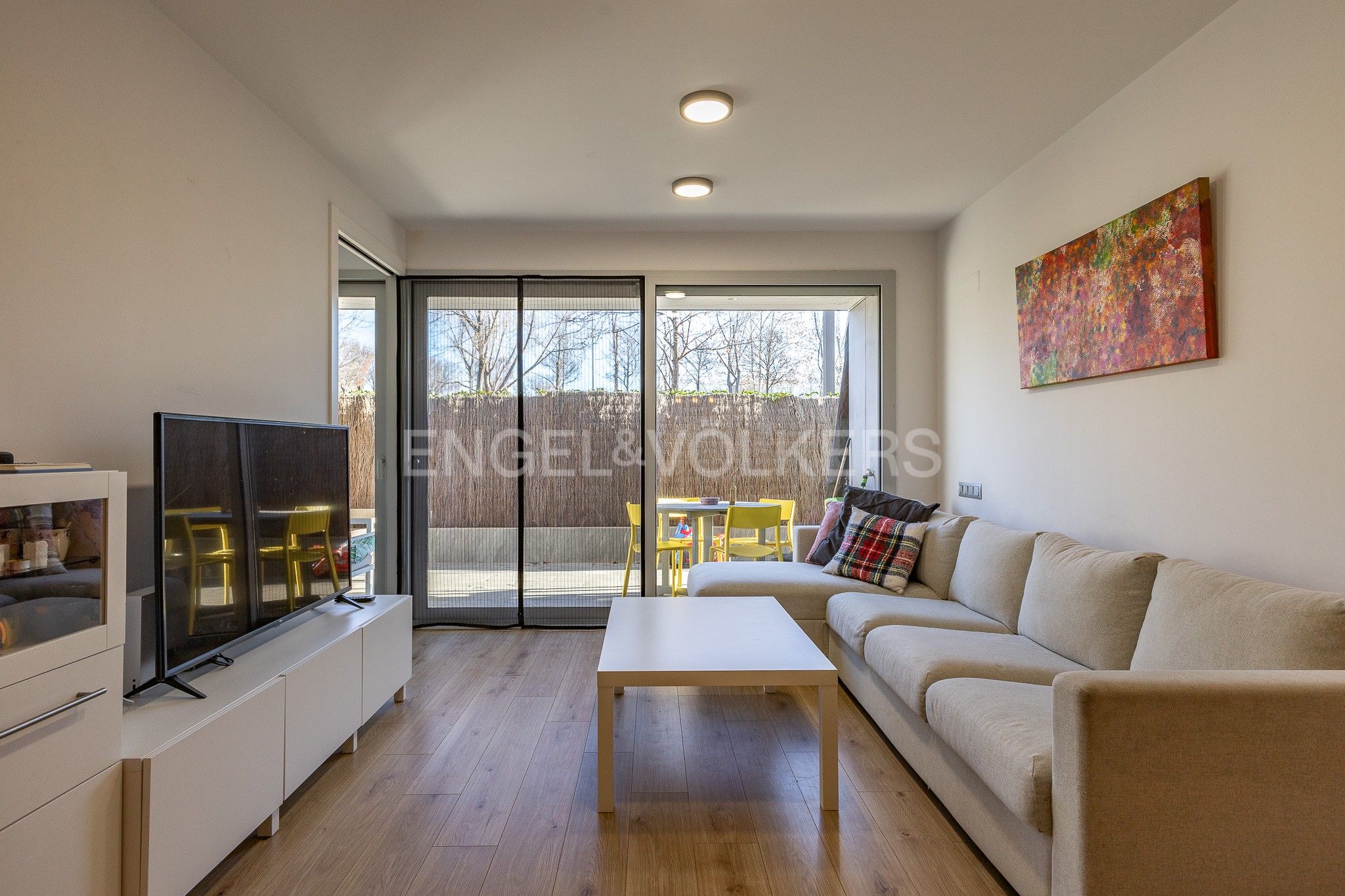 Living room of Apartment for sale in Sabadell  with Air Conditioner, Heating and Private garden