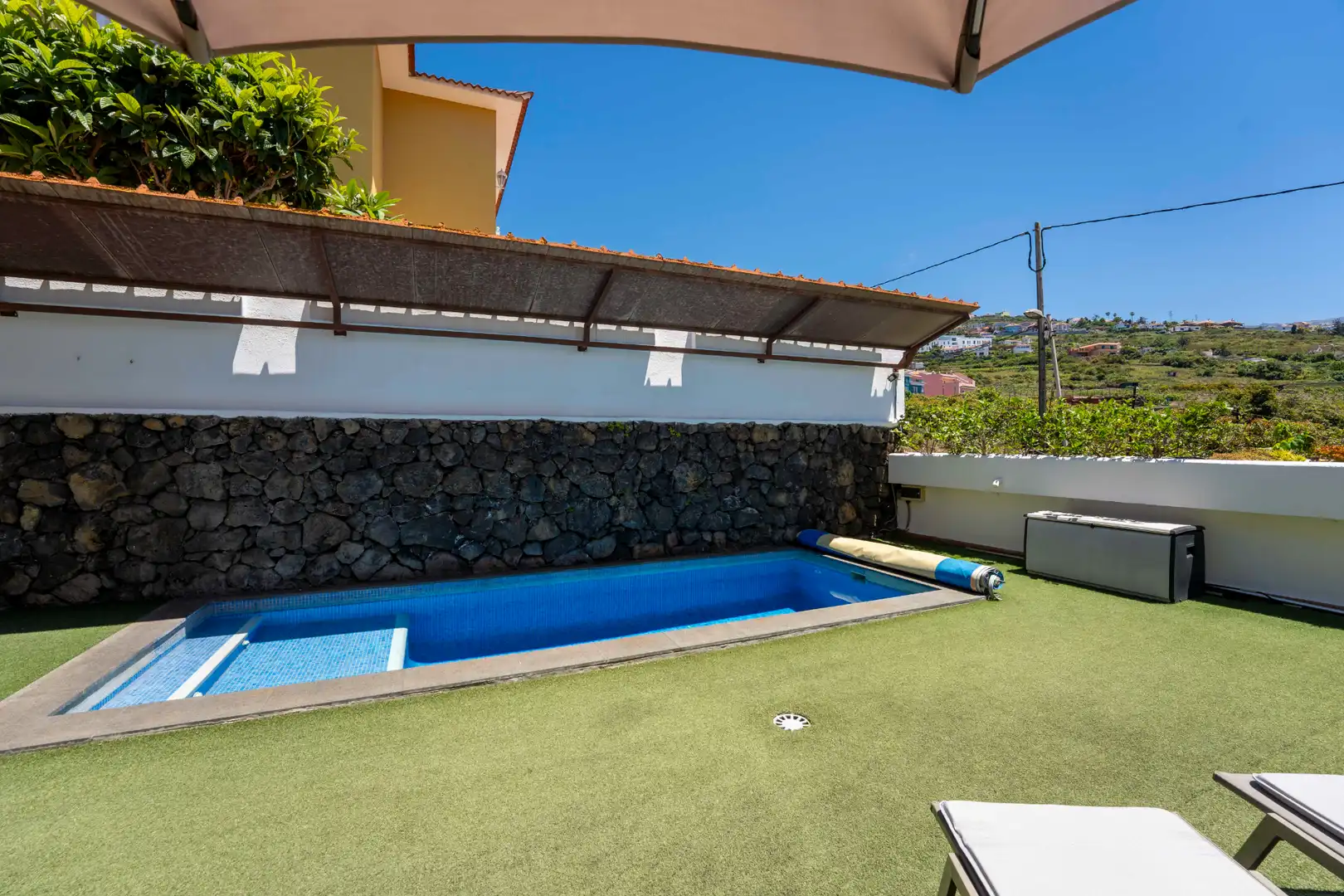 Piscina de Casa adosada en venda en Santa Úrsula amb Aire condicionat, Jardí privat i Terrassa
