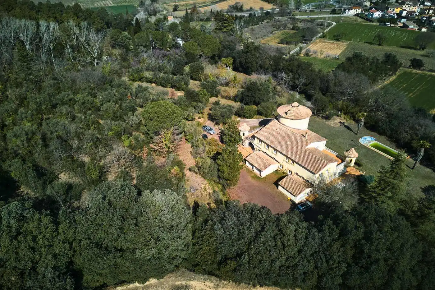 Jardín de Finca rústica en venta en Celrà con Calefacción, Jardín privado y Terraza
