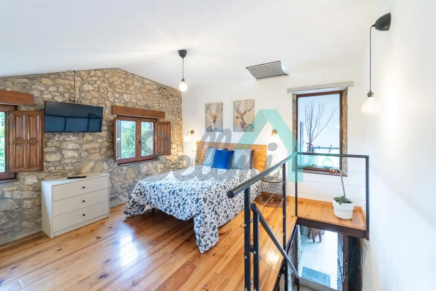 Habitación de Casa adosada de alquiler en Oviedo  con Jardín privado, Parquet y Terraza