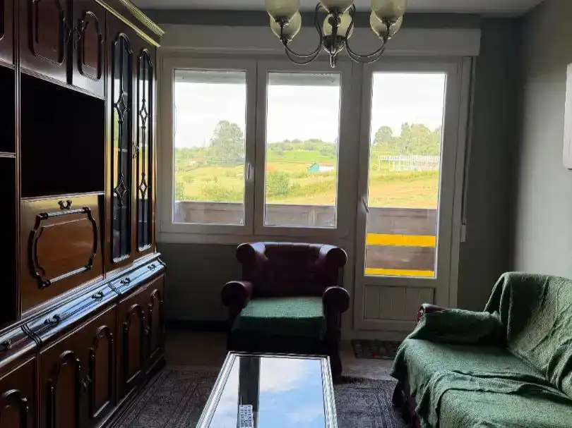 Wohnzimmer von Wohnung zur Miete in Leioa mit Balkon