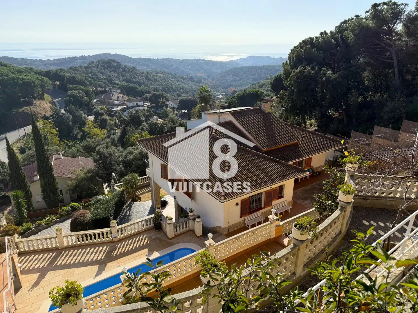 Vista exterior de Casa o xalet en venda en Arenys de Munt amb Calefacció, Terrassa i Traster