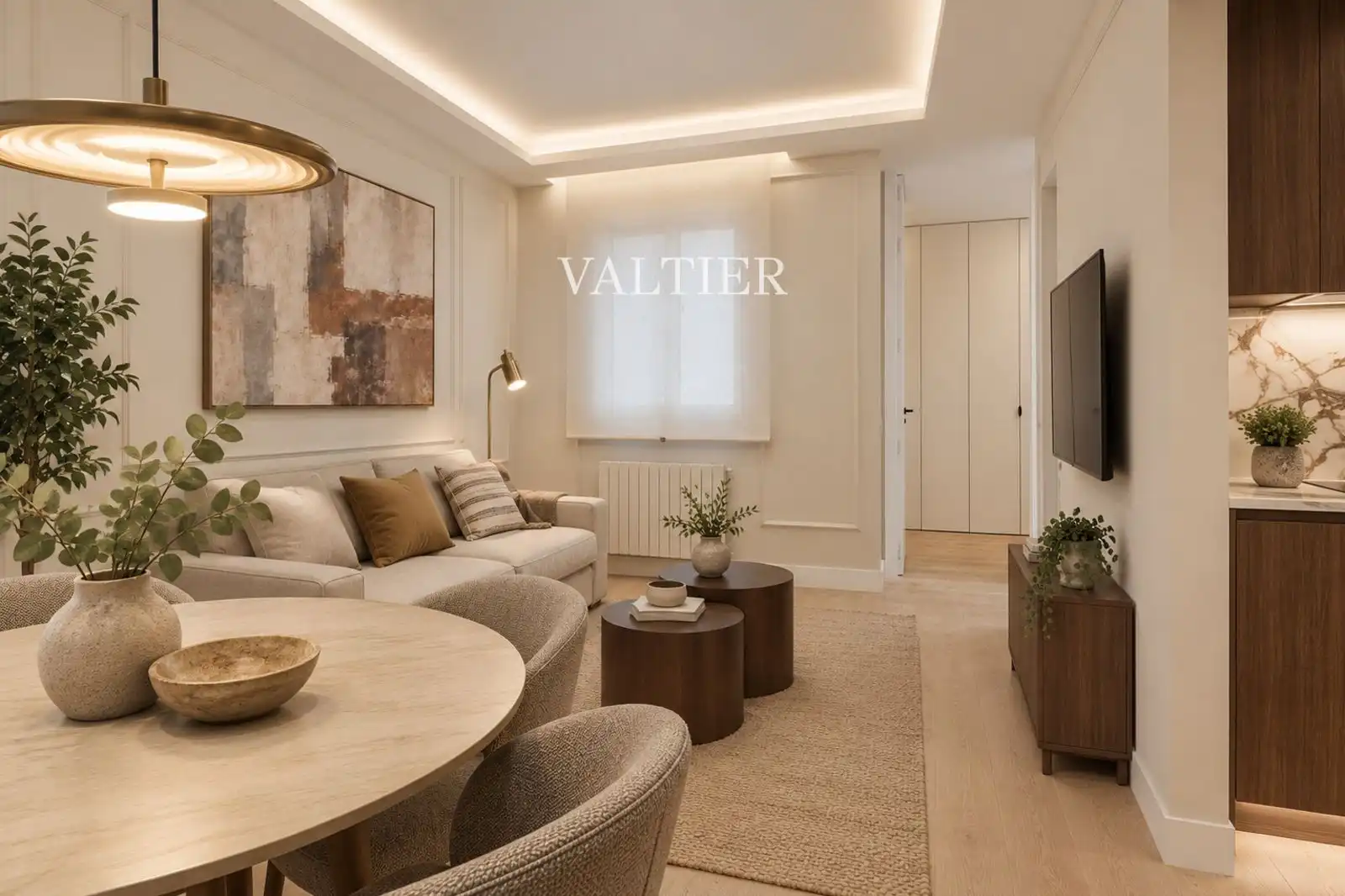 Sala de estar de Piso en venta en Madrid con Calefacción y Amueblado