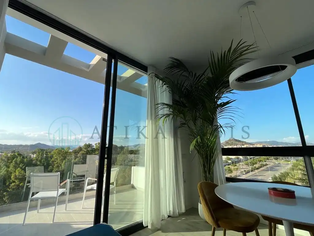 Terraza de Ático de alquiler en Málaga con Aire acondicionado, Terraza y Piscina