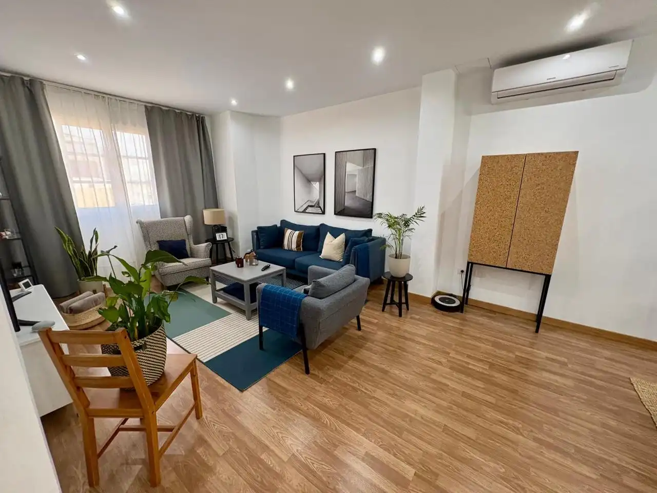 Living room of Flat for rent in Santa Cruz de Tenerife  with Air Conditioner and Furnished