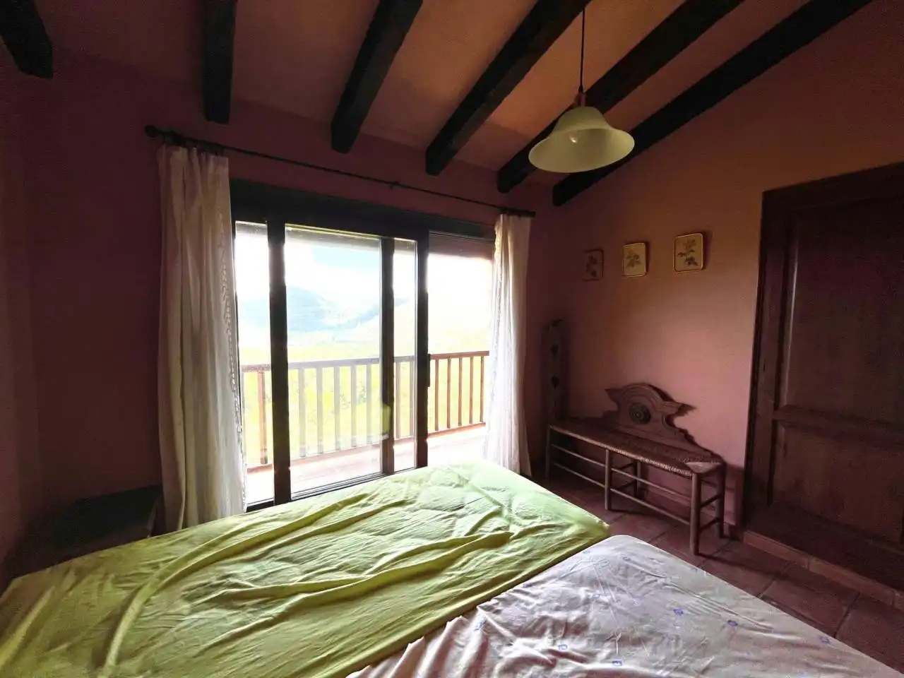 Habitación de Finca rústica en venta en Sant Aniol de Finestres con Calefacción, Jardín privado y Terraza