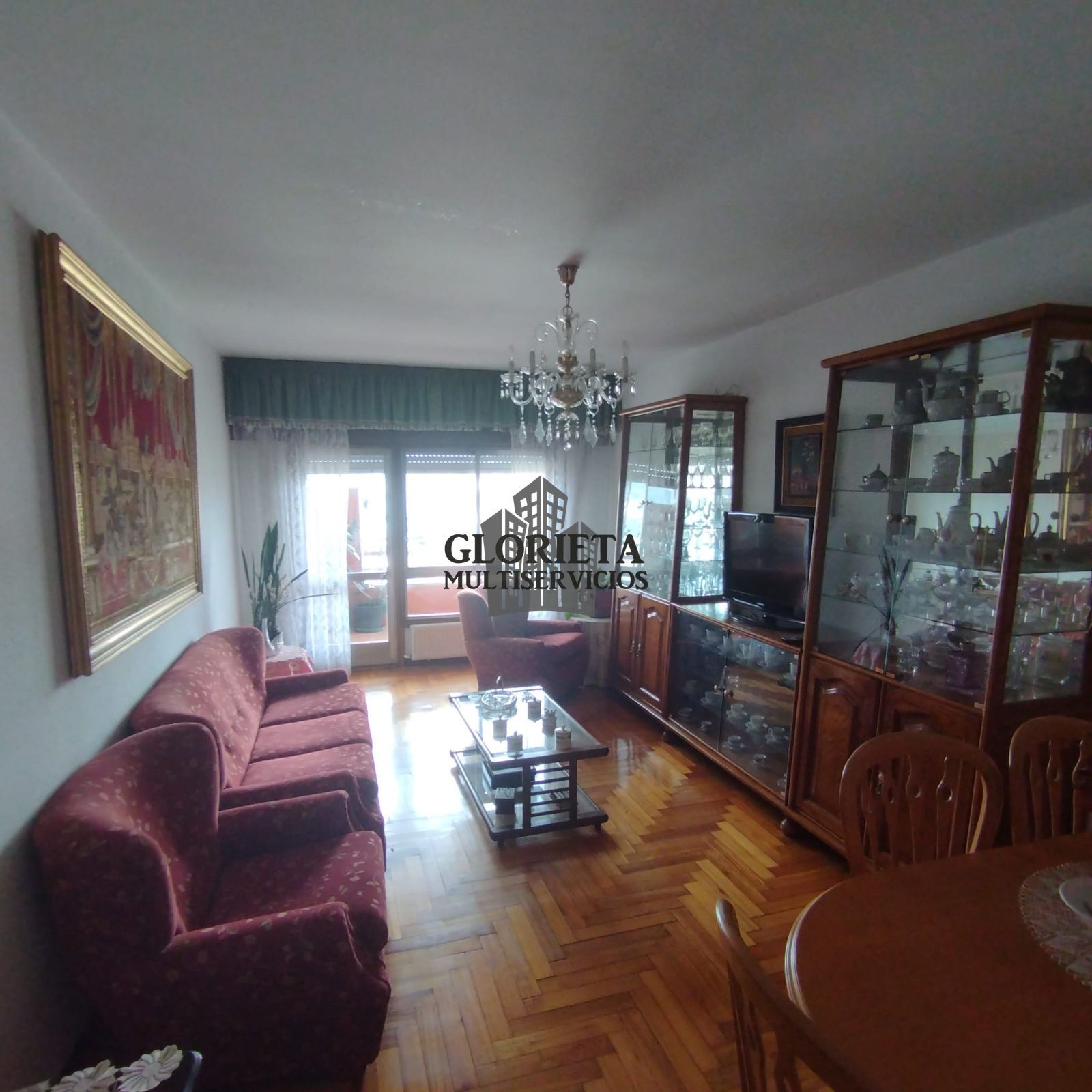 Living room of Flat for sale in Vigo   with Heating, Terrace and Storage room