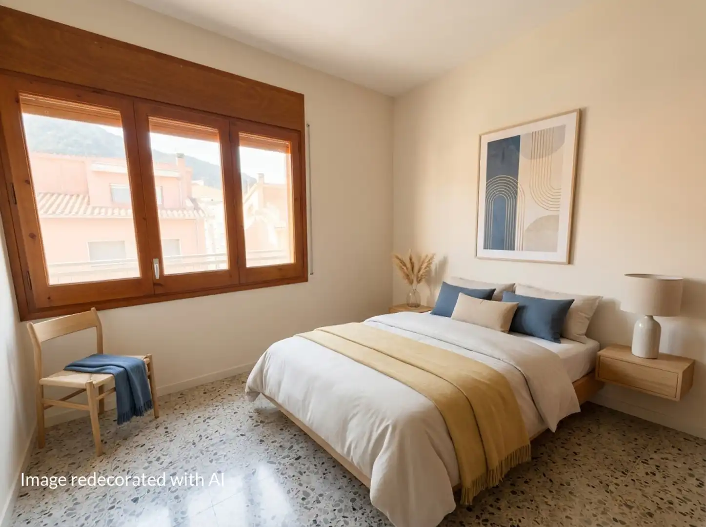 Dormitori de Casa adosada en venda en Centelles amb Calefacció, Jardí privat i Terrassa