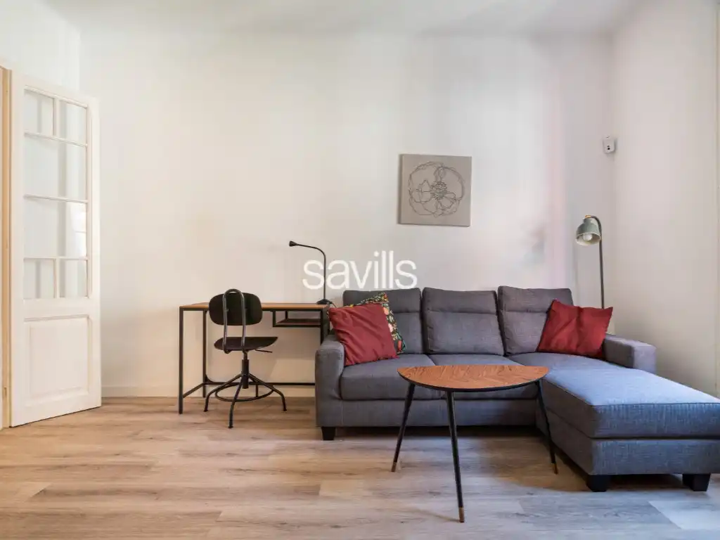 Wohnzimmer von Wohnungen zum Verkauf in Barcelona mit Möbliert und Balkon