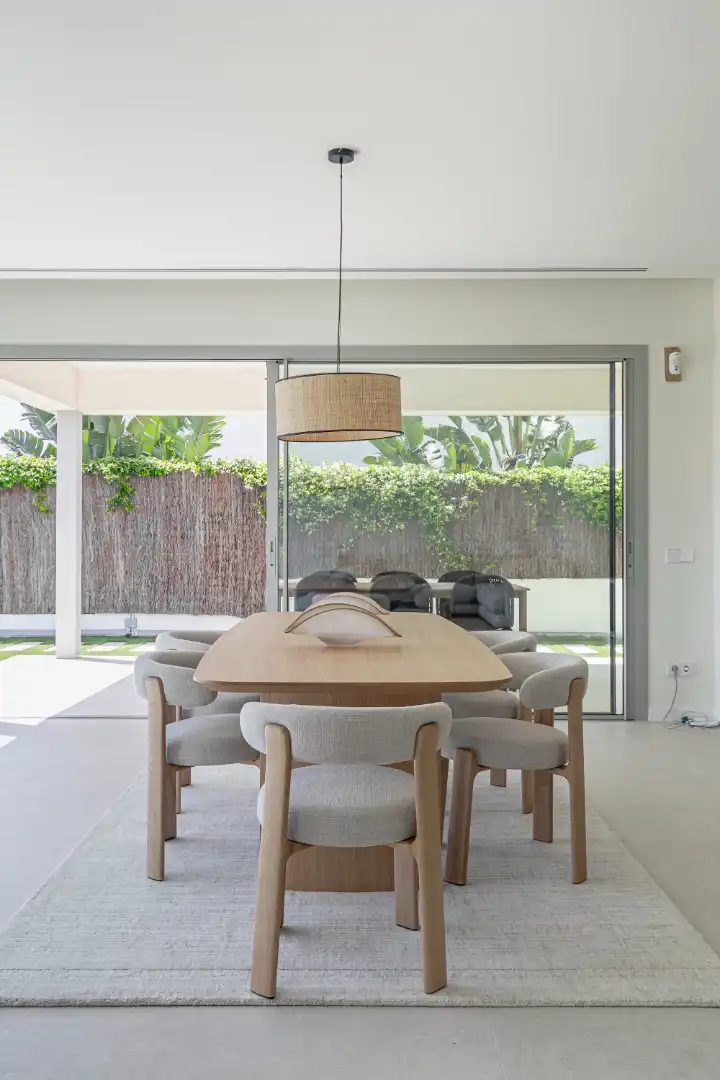 Esszimmer von Haus oder Chalet zum Verkauf in Sitges mit Klimaanlage, Heizung und Privatgarten