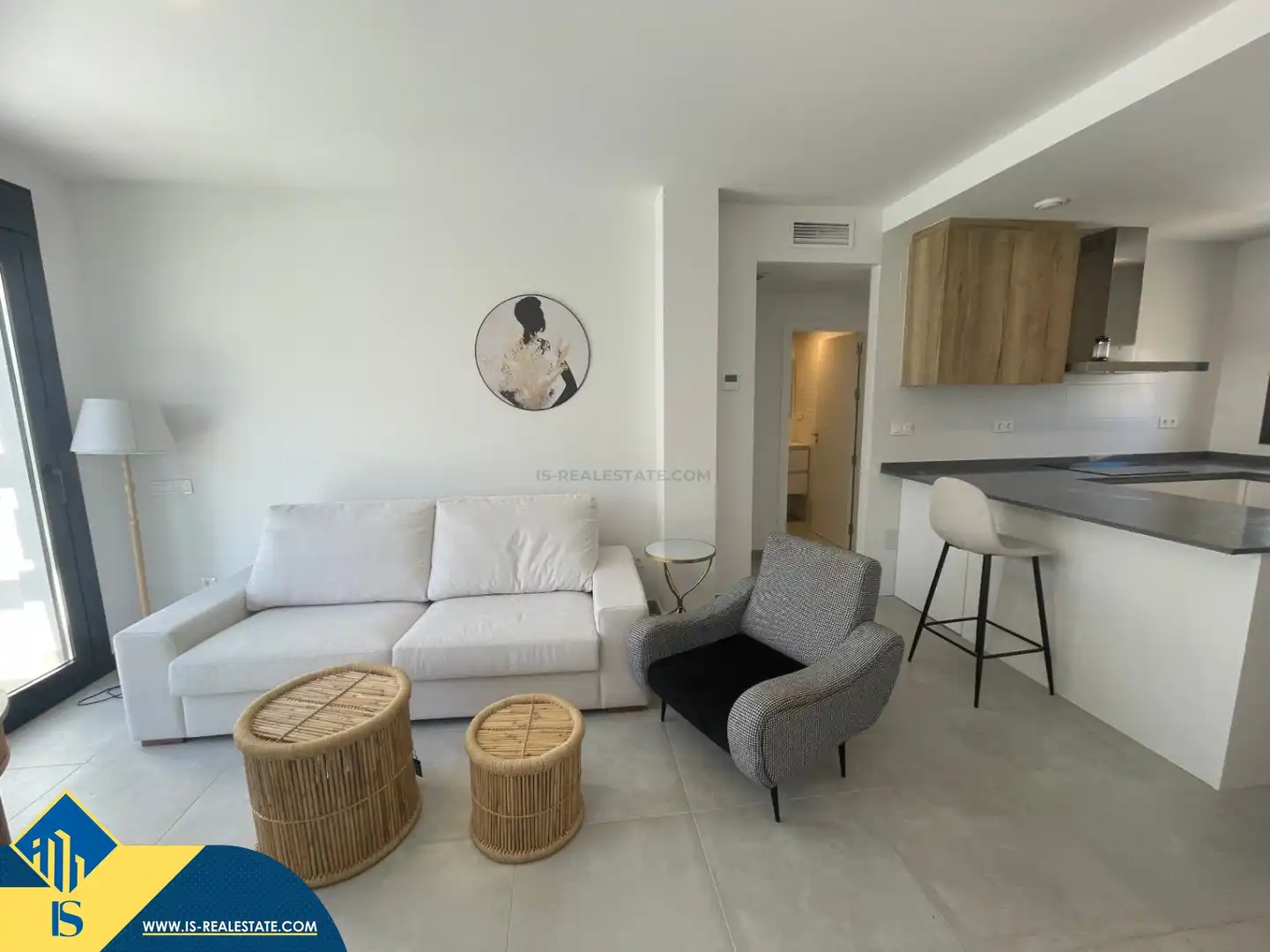 Living room of Flat for sale in Orihuela  with Terrace, Furnished and Oven