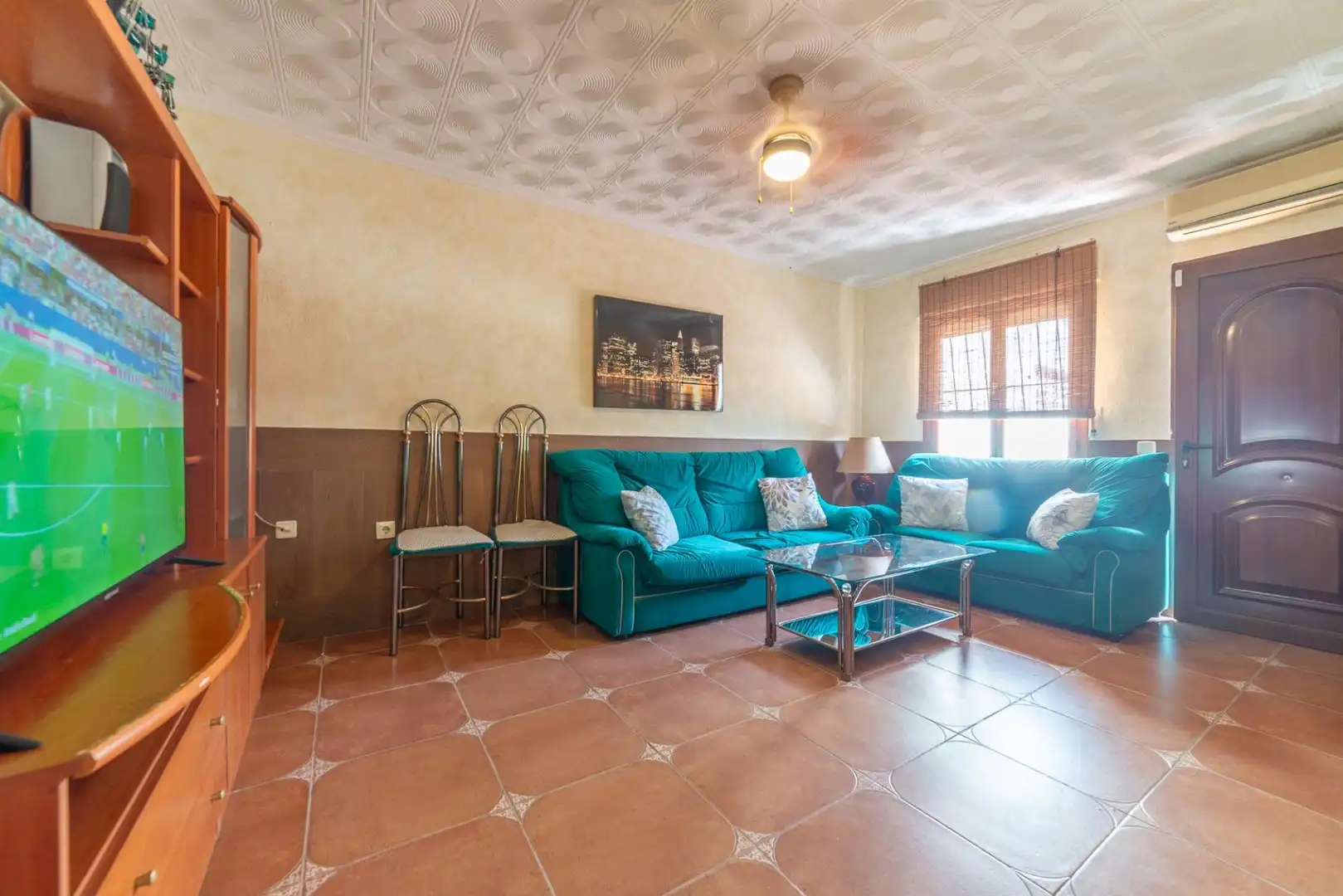 Sala de estar de Casa adosada en venta en San Javier con Jardín privado, Trastero y Amueblado