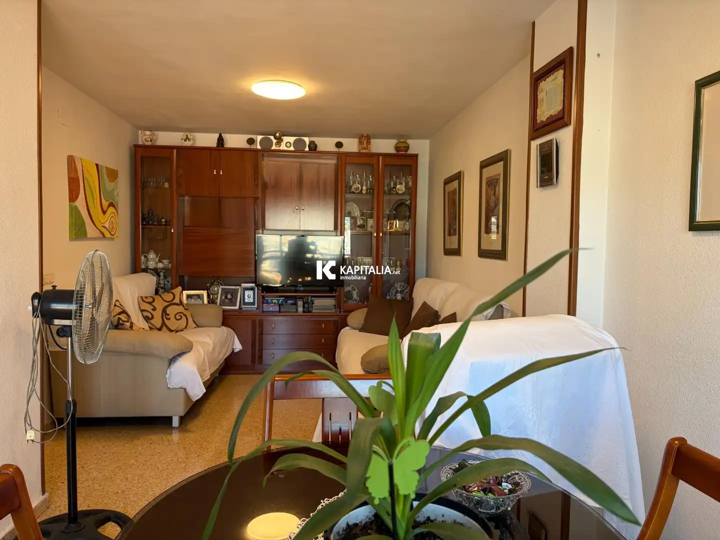 Living room of Flat for sale in Ontinyent  with Air Conditioner, Heating and Balcony