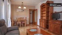 Living room of Flat to rent in  Madrid Capital  with Air Conditioner, Heating and Furnished