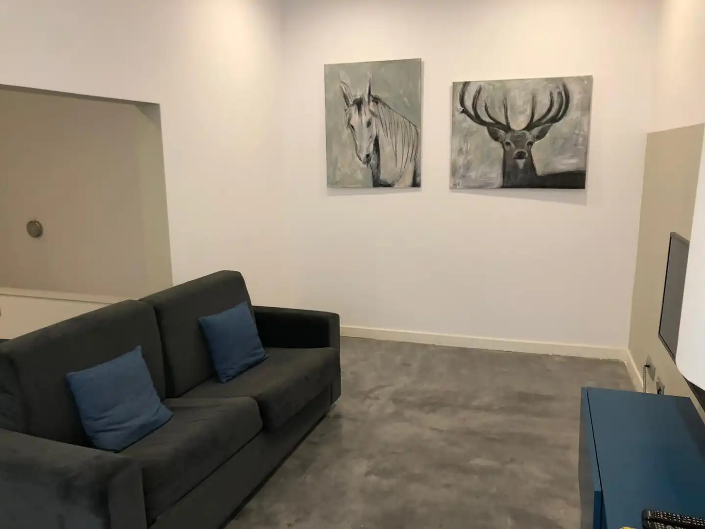 Wohnzimmer von Wohnung zur Miete in Barcelona mit Klimaanlage, Möbliert und Ofen