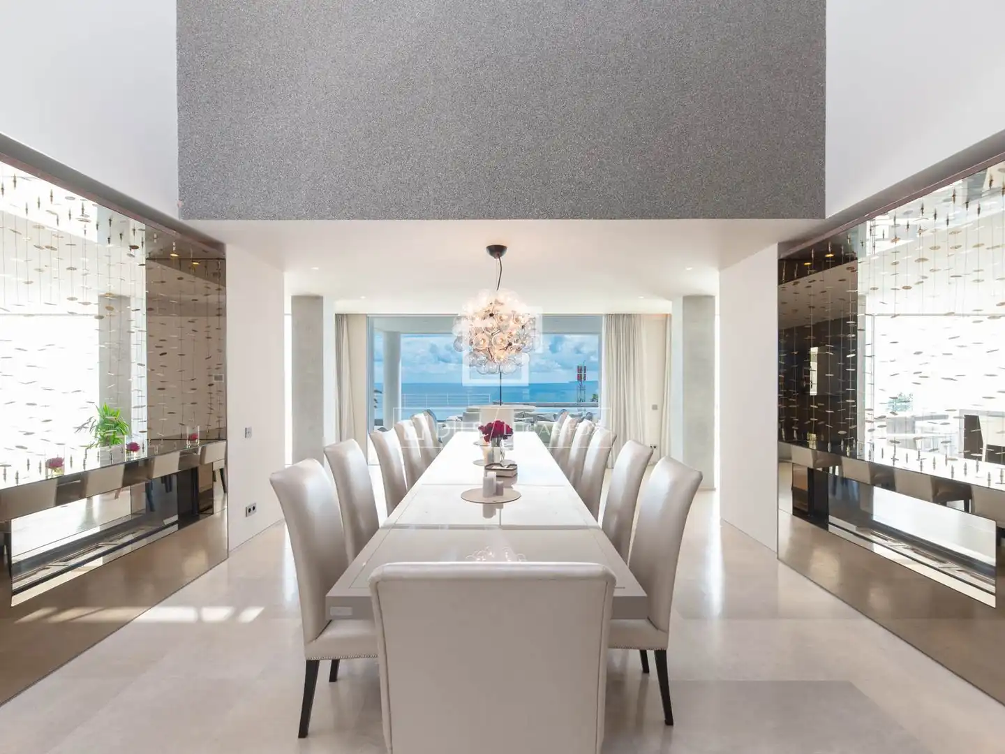 Dining room of Houses for sale in Santa Eulària des Riu  with Air Conditioner, Heating and Private garden