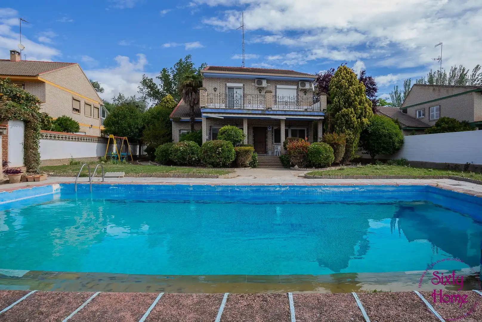 Piscina de Casa o chalet en venta en Cadrete con Aire acondicionado, Calefacción y Jardín privado