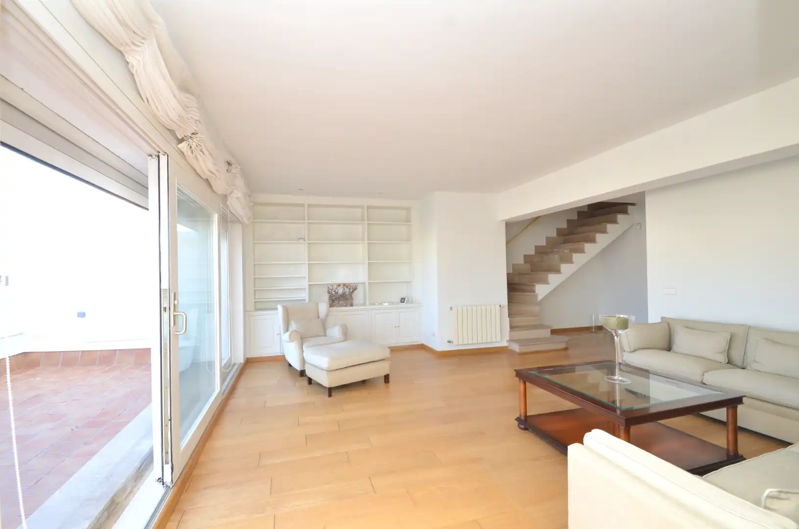 Sala de estar de Dúplex en venta en  Palma de Mallorca con Aire acondicionado, Parquet y Terraza