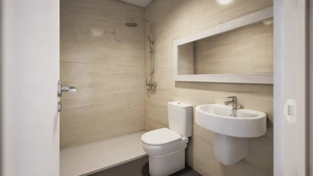 Baño de Dúplex en venta en Santa Pola con Jardín privado y Piscina comunitaria