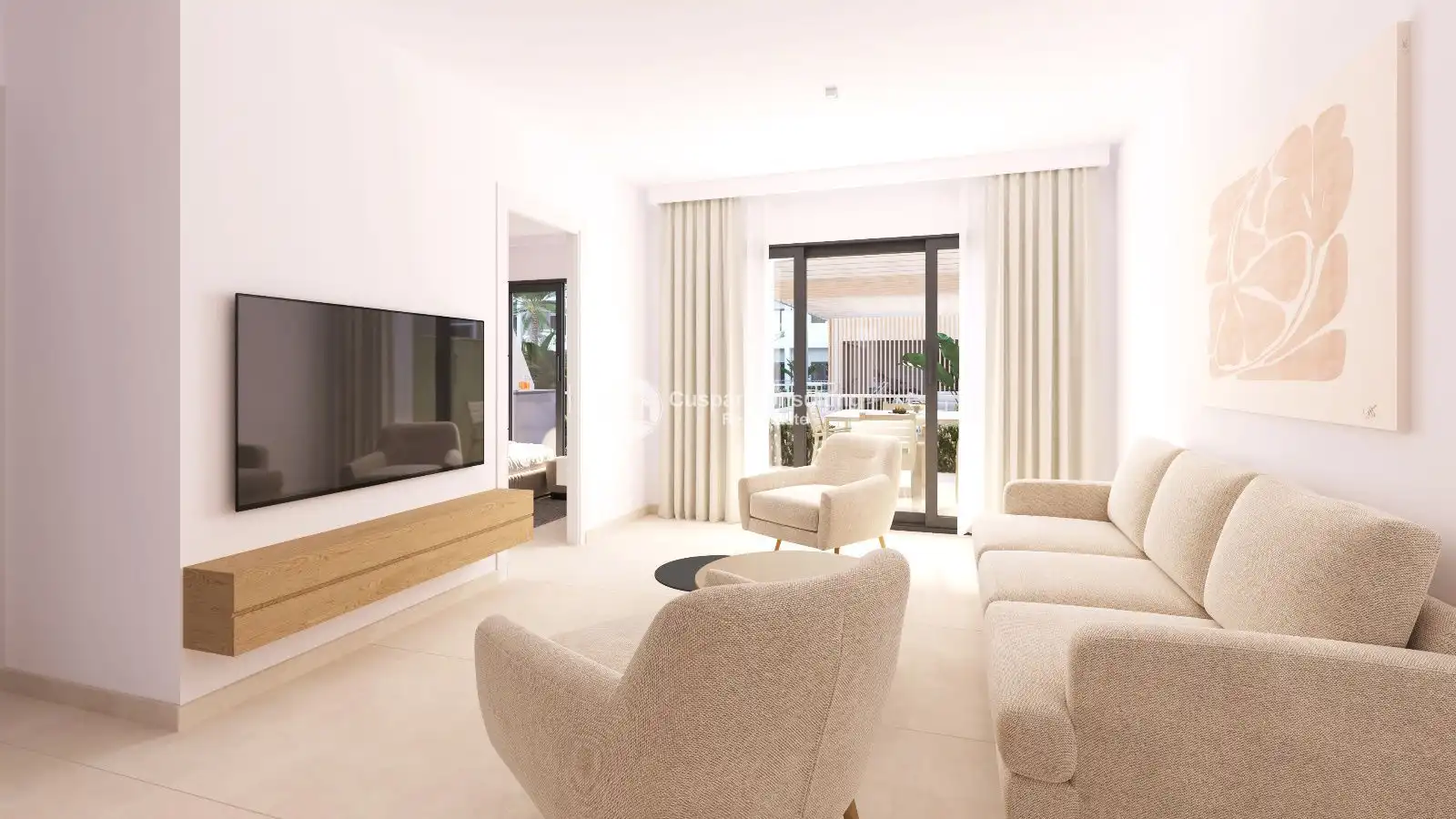 Sala de estar de Apartamento en venta en Torre-Pacheco con Calefacción, Terraza y Trastero