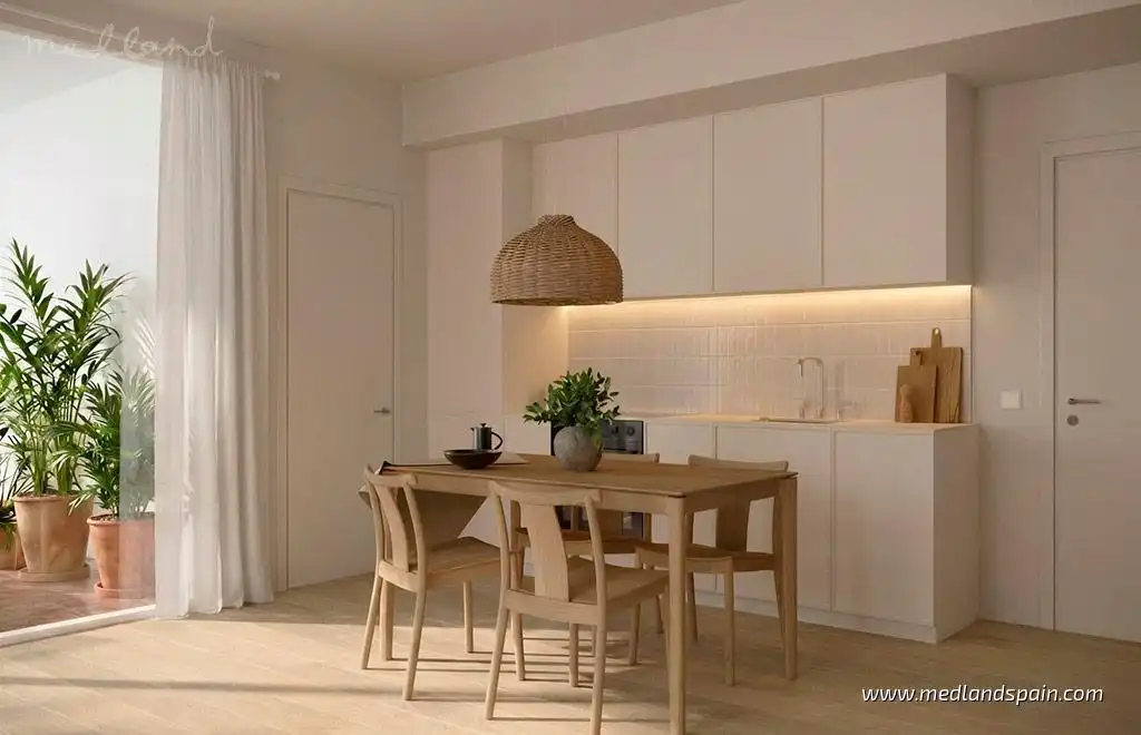 Kitchen of Apartments for sale in San Pedro del Pinatar  with Air Conditioner, Heating and Terrace