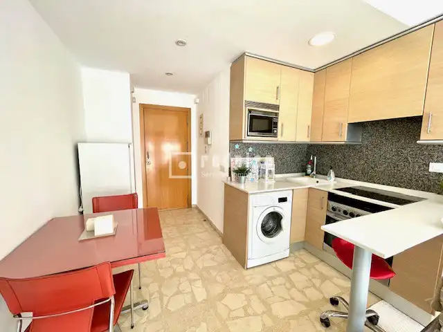Kitchen of Flat for rent in Castellón de la Plana / Castelló de la Plana  with Air Conditioner, Storage room and Furnished