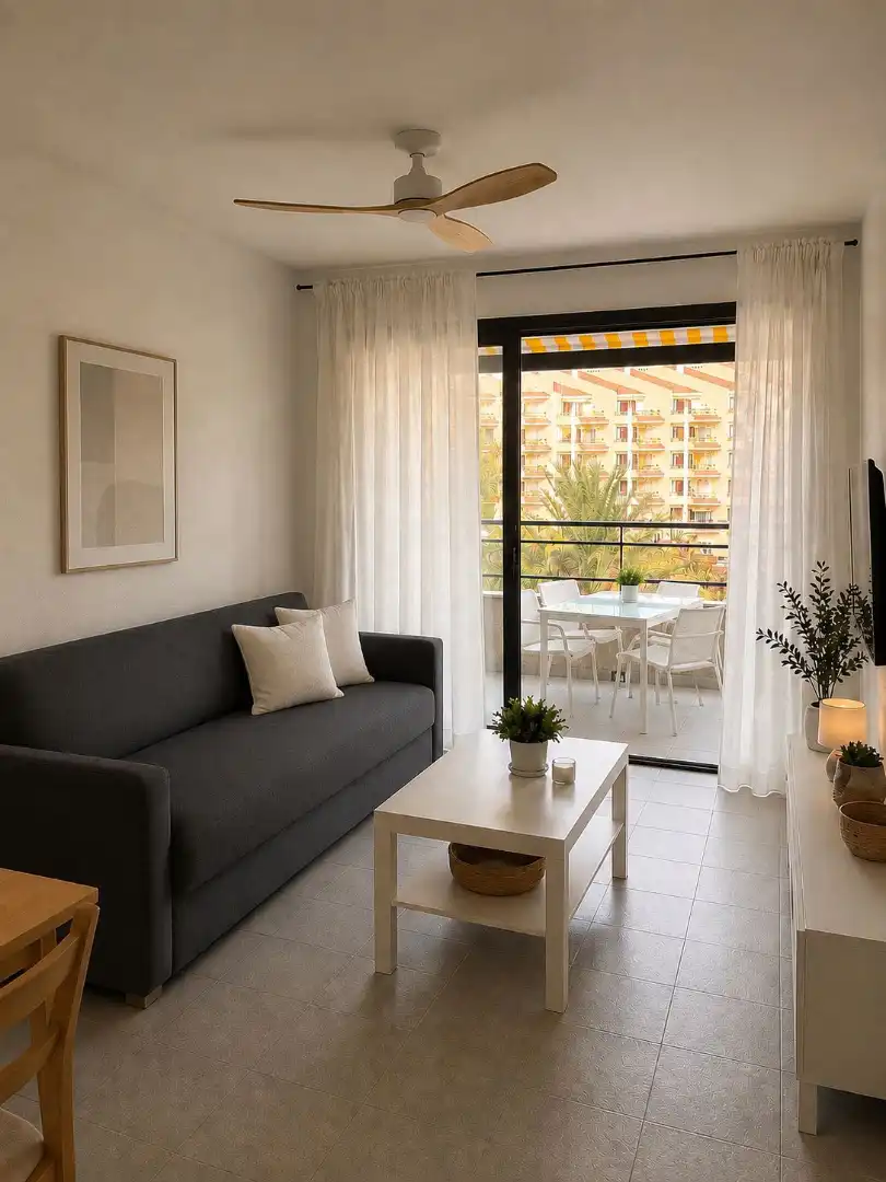 Living room of Apartments for rent in Arona  with Furnished, Washing machine and Balcony